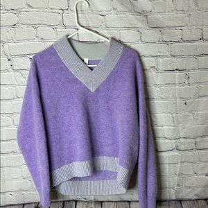 NWOT Lululemon alpaca- merino wool blend v- neck sweater